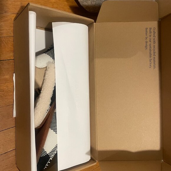 Rothy's The Scuff Slipper - Black Buffalo Check Size 8 - Picture 7 of 8